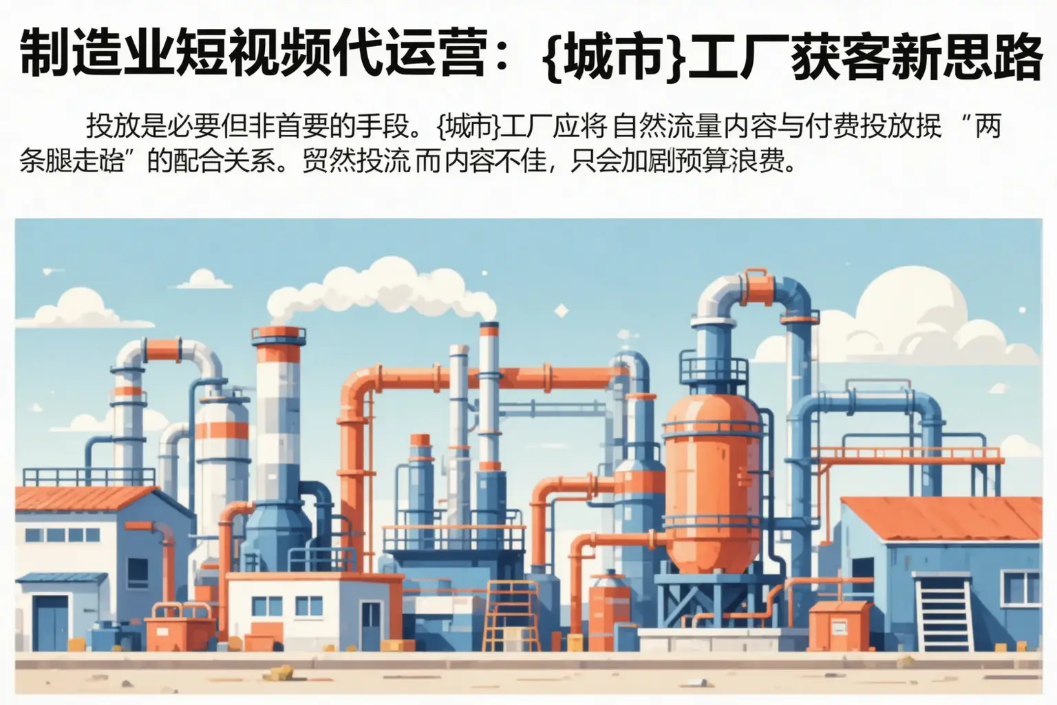 制造业短视频代运营：那坡工厂获客新思路